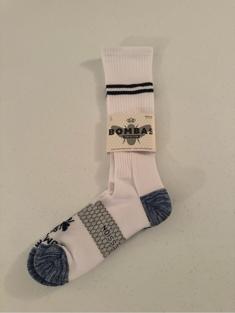 Bombas Unisex Everyday Compression Socks 15-20mm Multicolor Size Medium